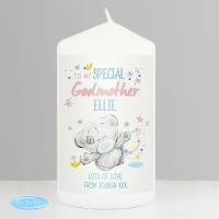 Personalised Me to You Bear Godmother Pillar Candle Extra Image 1 Preview